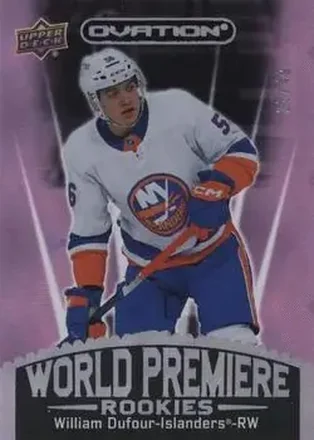 2023-24 Upper Deck Ovation - World Premiere Pink #WP-26 - William Dufour - New York Islanders