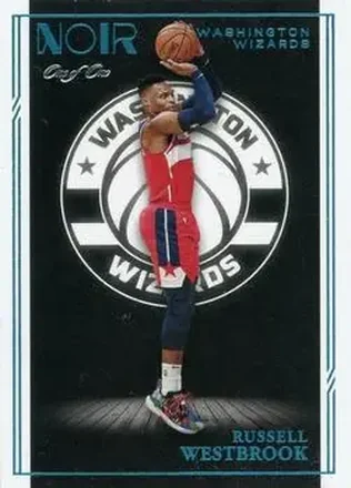 2020-21 Panini Noir - Platinum #127 - Russell Westbrook - Washington Wizards