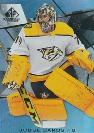 2021-22 SP Game Used #41 - Juuse Saros - Nashville Predators