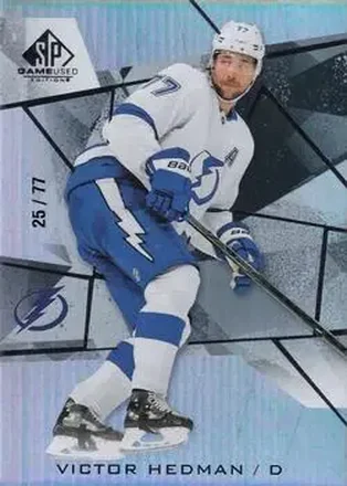2021-22 SP Game Used #74 - Victor Hedman - Tampa Bay Lightning
