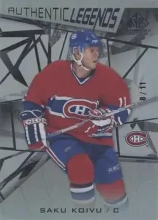 2021-22 SP Game Used #106 - Saku Koivu - Montreal Canadiens