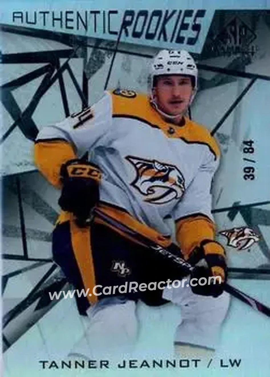 2021-22 SP Game Used #122 - Tanner Jeannot - Nashville Predators - Front