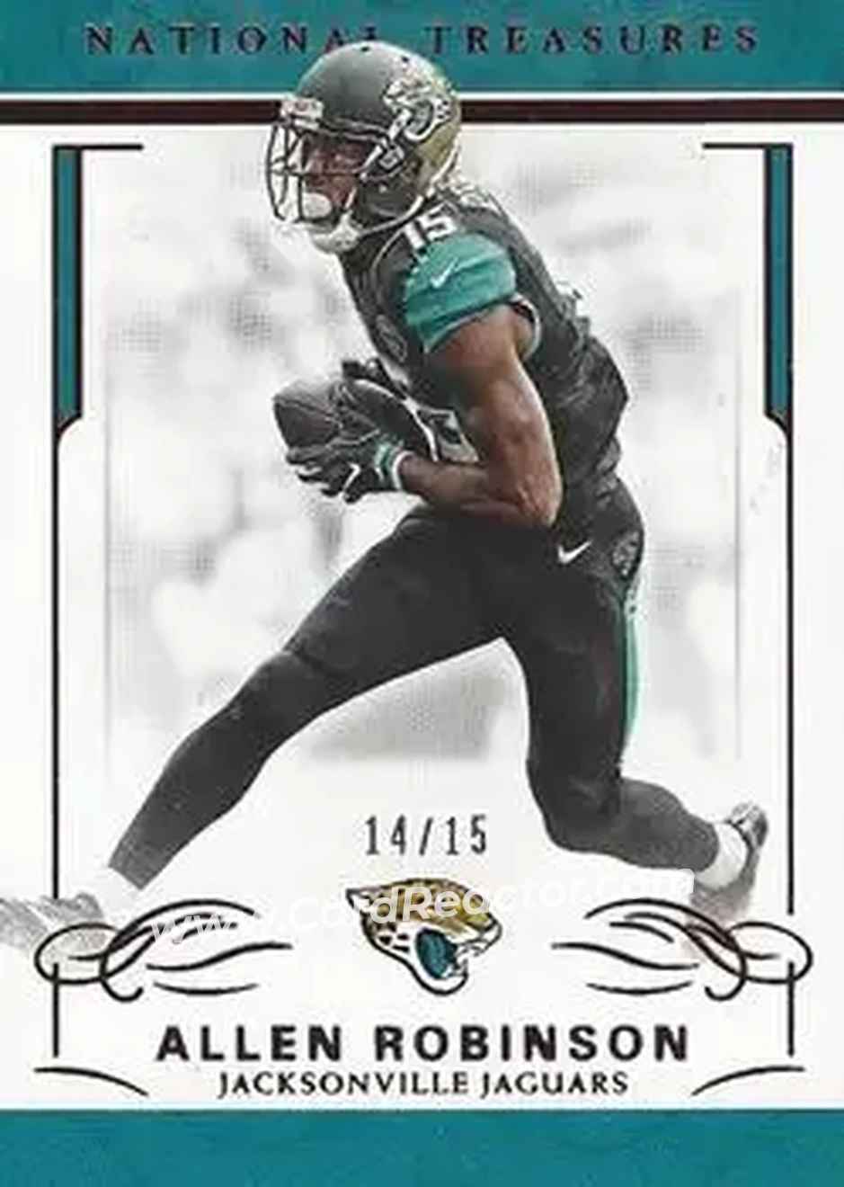 2016 Panini National Treasures - Jersey Number Red #48 - Allen Robinson II - Jacksonville Jaguars - Front