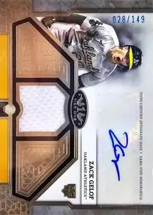 2024 Topps Tier One - Autographed Tier One Relics #T1AR-ZGE - Zack Gelof - Oakland Athletics