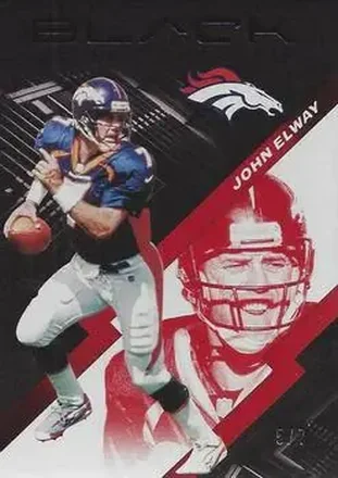 2020 Panini Black - Ruby #28 - John Elway - Denver Broncos
