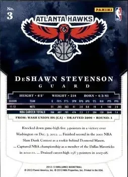 Back of DeShawn Stevenson
