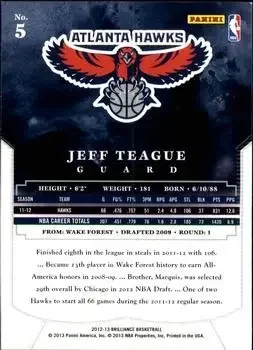 Back of Jeff Teague
