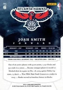 Back of Josh Smith