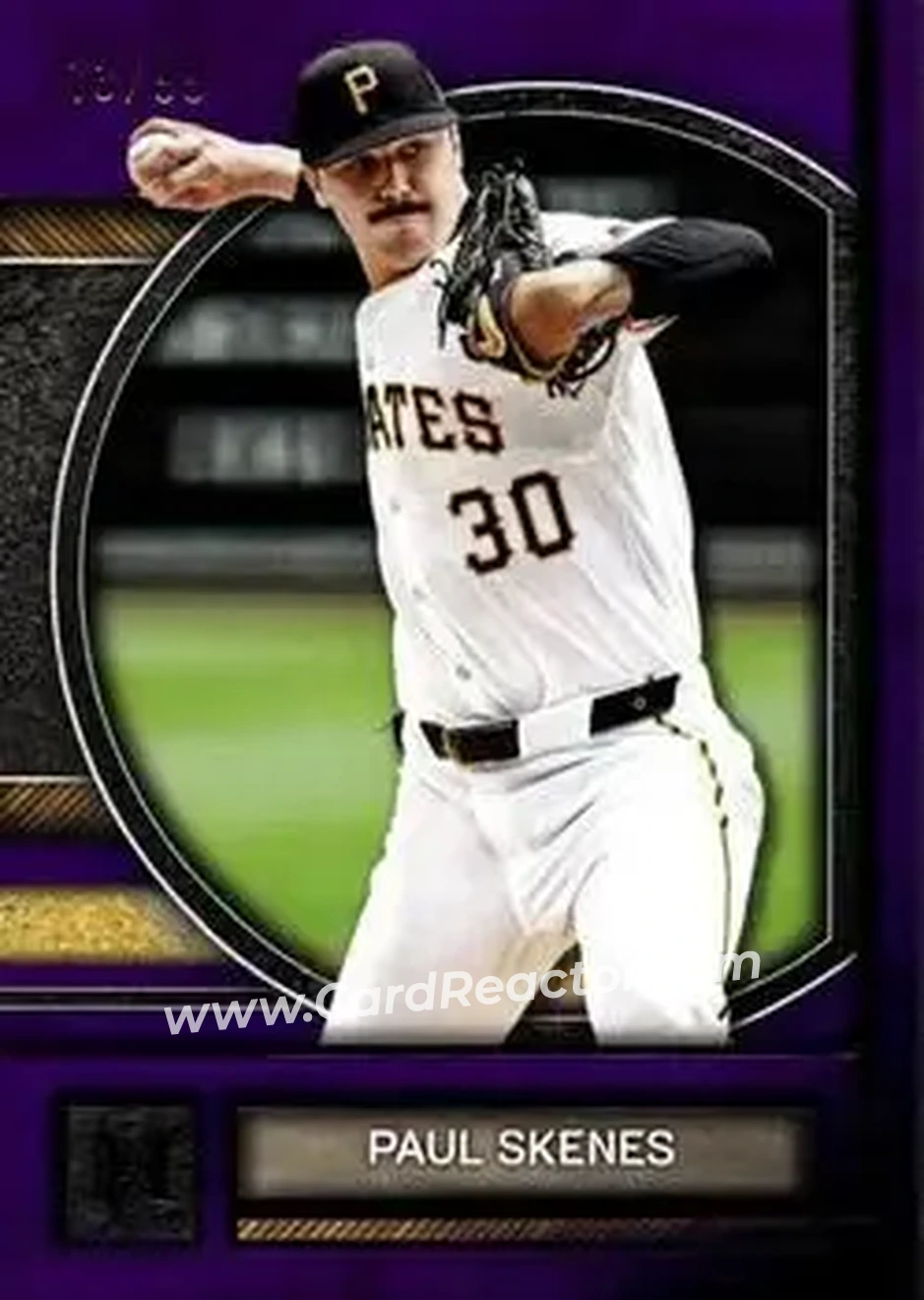 2025 Topps Museum Collection - Amethyst #9 - Paul Skenes - Pittsburgh Pirates - Front