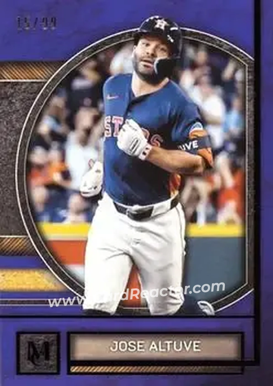 2025 Topps Museum Collection - Amethyst #23 - Jose Altuve - Houston Astros - Front