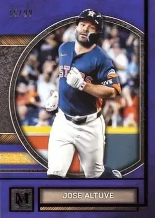2025 Topps Museum Collection - Amethyst #23 - Jose Altuve - Houston Astros