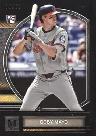 2025 Topps Museum Collection - Black Diamond #52 - Coby Mayo - Baltimore Orioles
