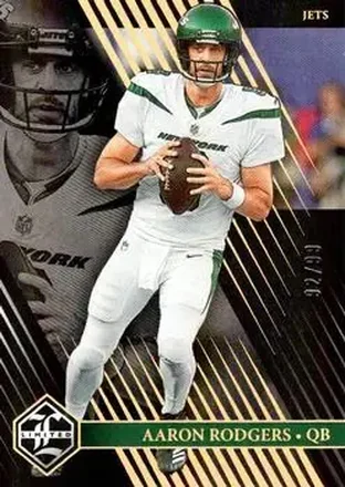 2023 Panini Limited - Gold Spotlight #81 - Aaron Rodgers - New York Jets