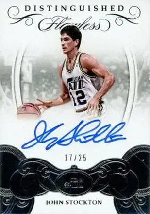 2017-18 Panini Flawless #DA-JS Distinguished Autos John Stockton