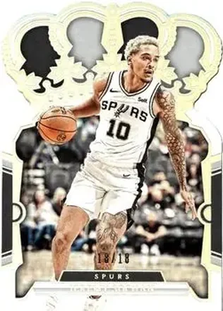 2023-24 Panini Crown Royale - International Silver #35 - Jeremy Sochan - San Antonio Spurs