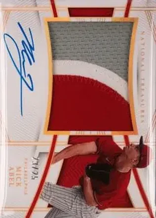2023 Panini National Treasures - Holo Gold #117 - Mick Abel - Philadelphia Phillies