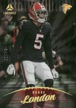 2023 Panini Luminance - Red #69 - Drake London - Atlanta Falcons