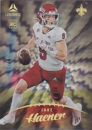2023 Panini Luminance - Red #120 - Jake Haener - New Orleans Saints