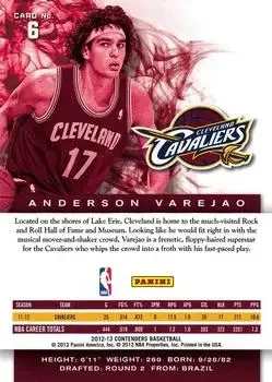 Back of Anderson Varejão