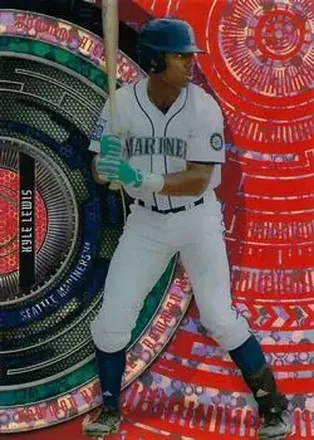 2017 Bowman High Tek - Red Orbit Diffractor #BHT-KL - Kyle Lewis - Seattle Mariners
