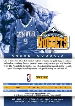 Back of Andre Iguodala