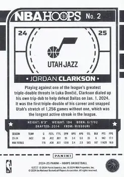 Back of Jordan Clarkson