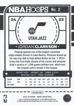 Back of Jordan Clarkson
