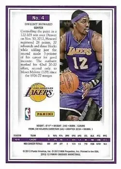 Back of Dwight Howard