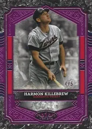 2025 Topps Tier One - Pink Foil #3 - Harmon Killebrew - Minnesota Twins