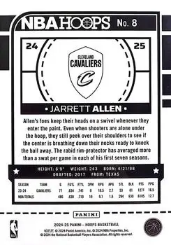 Back of Jarrett Allen
