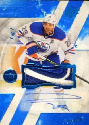 2023-24 SPx - Autographs Premium #49 - Leon Draisaitl - Edmonton Oilers