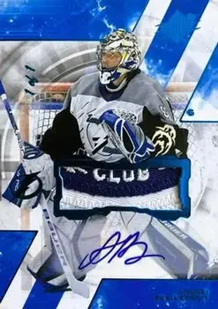2023-24 SPx - Autographs Premium #92 - Andrei Vasilevskiy - Tampa Bay Lightning