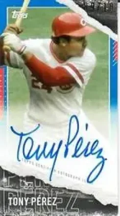 2020 Topps Rip - Mini Autographs Blue #RIPAU-TP - Tony Pérez - Cincinnati Reds