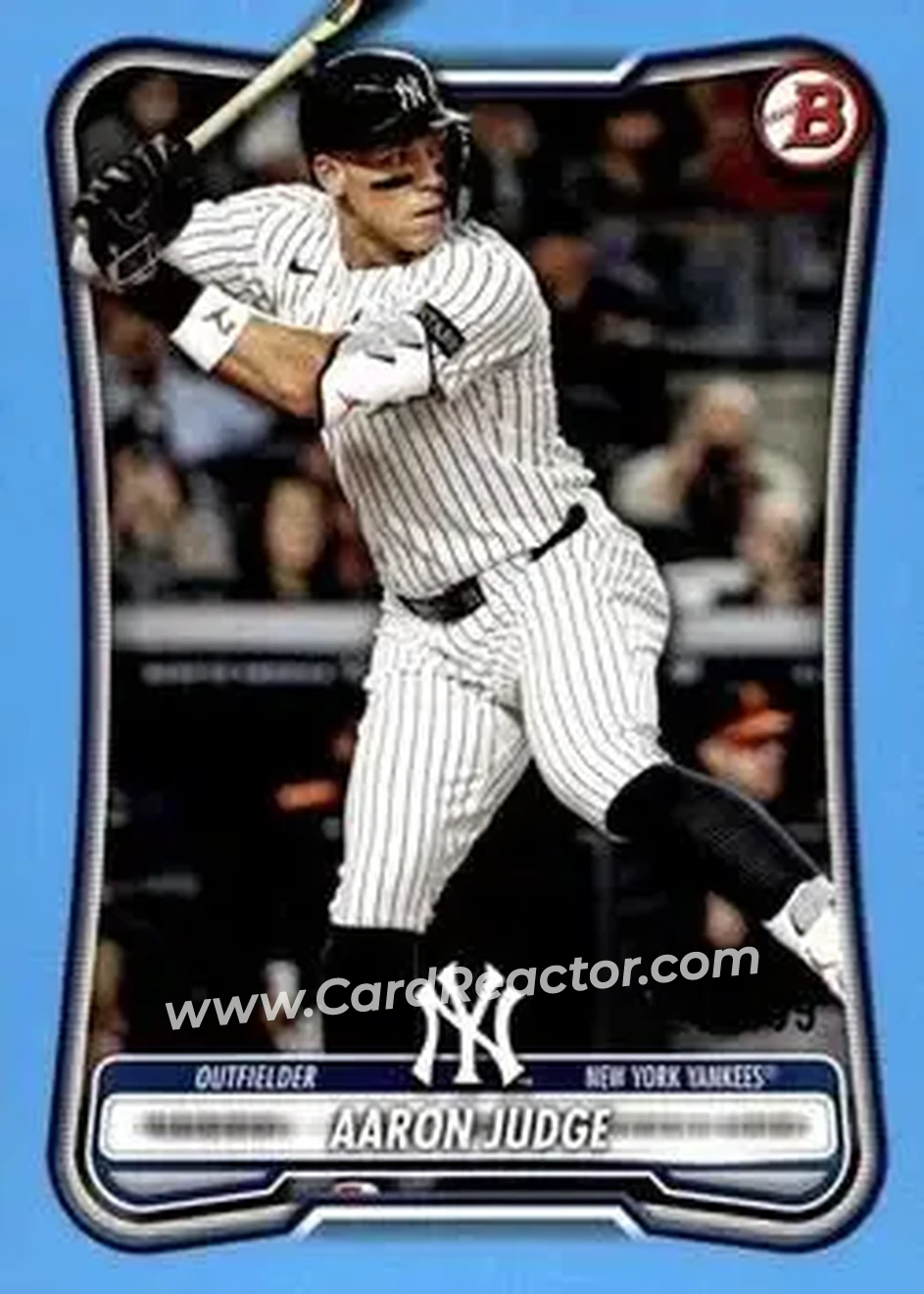 2026 Bowman - Sky Blue #1 - Aaron Judge - New York Yankees - Front