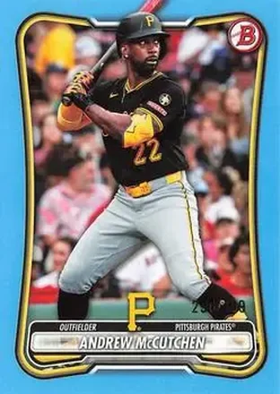 2026 Bowman - Sky Blue #22 - Andrew McCutchen - Pittsburgh Pirates