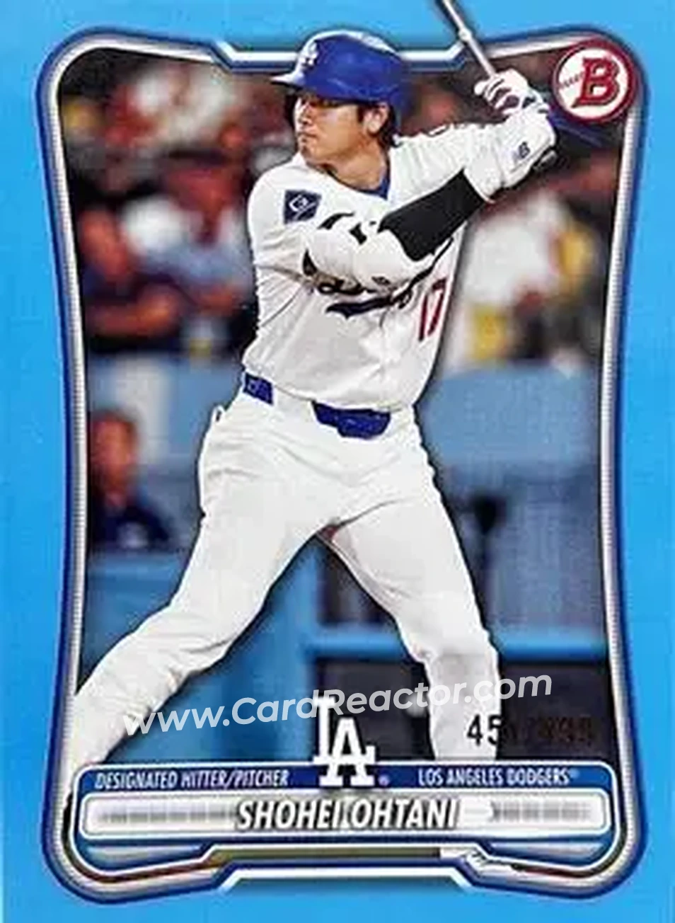 2026 Bowman - Sky Blue #52 - Shohei Ohtani - Los Angeles Dodgers - Front