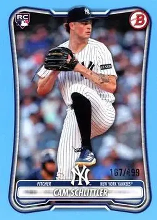 2026 Bowman - Sky Blue #53 - Cam Schlittler - New York Yankees