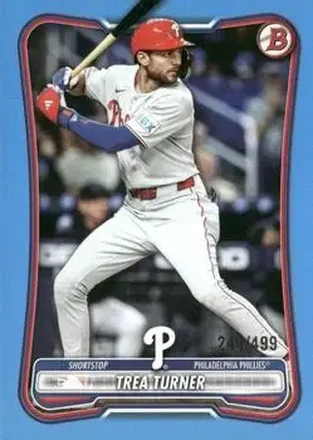 2026 Bowman - Sky Blue #71 - Trea Turner - Philadelphia Phillies