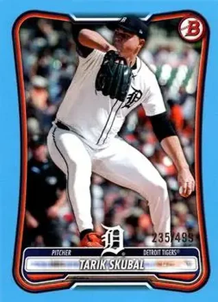 2026 Bowman - Sky Blue #76 - Tarik Skubal - Detroit Tigers