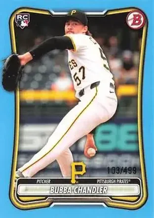2026 Bowman - Sky Blue #83 - Bubba Chandler - Pittsburgh Pirates