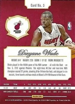 Back of Dwyane Wade