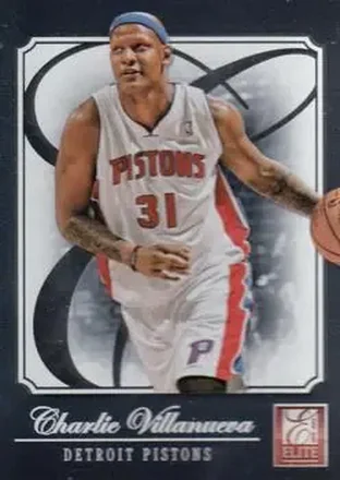 2012-13 Panini Elite #20 - Charlie Villanueva - Detroit Pistons