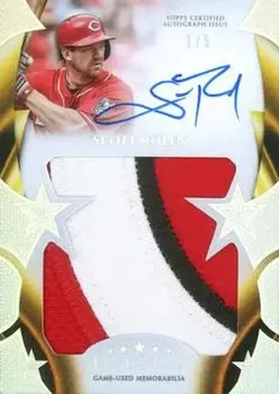 2023 Topps Five Star - Five Star Autographed Jumbo Prime Relics Silver Rainbow #FSJP-SR - Scott Rolen - Cincinnati Reds