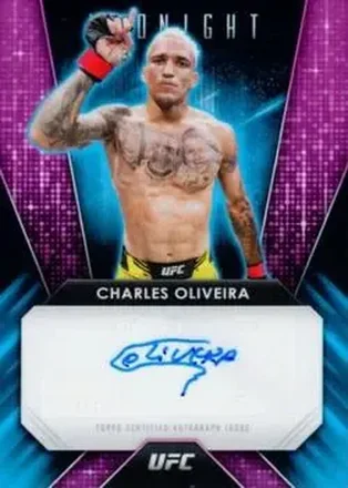 2024 Topps Midnight UFC - Glimmer Graphs Midnight #GG-COA - Charles Oliveira