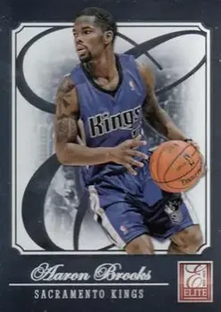 2012-13 Panini Elite #54 - Aaron Brooks - Sacramento Kings
