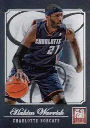 2012-13 Panini Elite #59 - Hakim Warrick - Charlotte Bobcats 2012-13 Panini Elite #59 - Hakim Warrick - Charlotte Bobcats