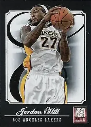 2012-13 Panini Elite #60 - Jordan Hill - Los Angeles Lakers
