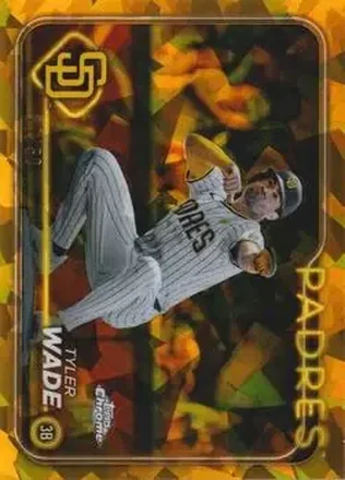 2024 Topps Chrome Update Sapphire Edition - Gold Sapphire #USCS266 - Tyler Wade - San Diego Padres