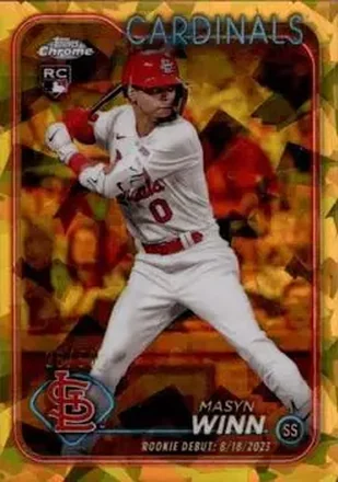 2024 Topps Chrome Update Sapphire Edition - Gold Sapphire #USCS272 - Masyn Winn - St. Louis Cardinals