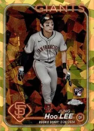 2024 Topps Chrome Update Sapphire Edition - Gold Sapphire #USCS343 - Jung Hoo Lee - San Francisco Giants